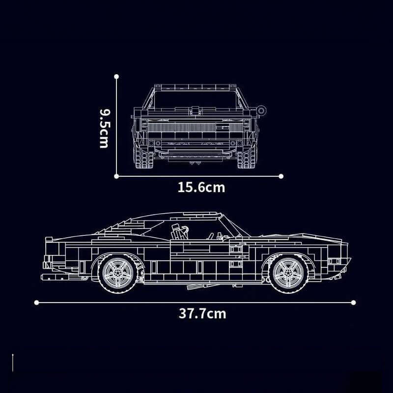 Classic Challenger American Muscle Car | 1868pcs