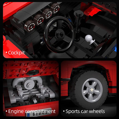 Classic 911 Sports Car | 1429pcs
