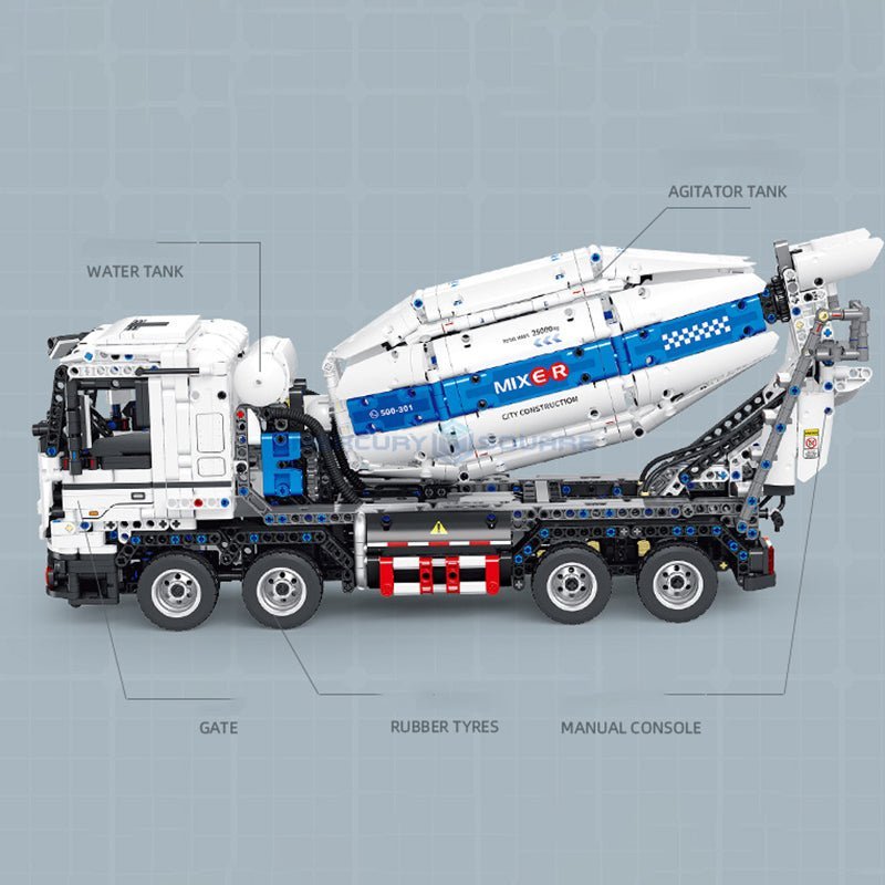 Concrete Mixer Truck | 2432pcs