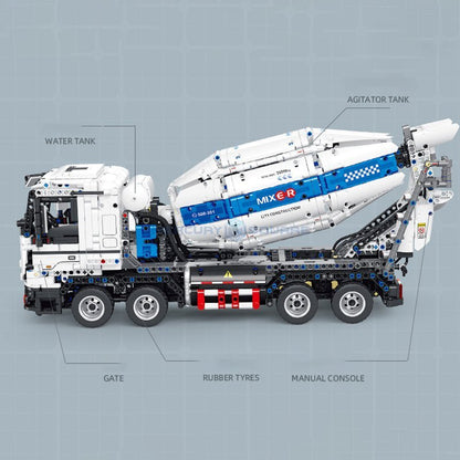 Concrete Mixer Truck | 2432pcs