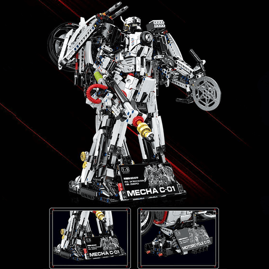 Cyberpunk Mecha Sport Bike | 2615pcs