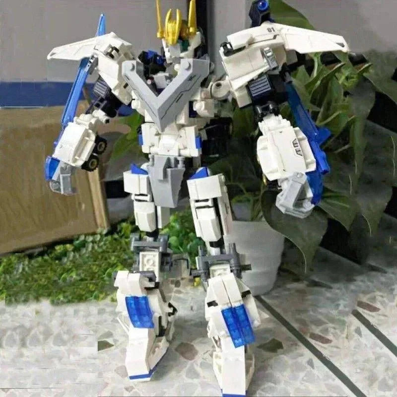 Deformation Wind Blade Mech Robot | 901pcs