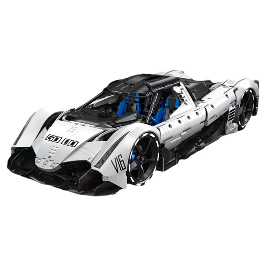 Devel sixteen V16 Supercar Building Blocks – 4,016 pieces – supercar collector model. 61 cm x 10 cm x 14 cm