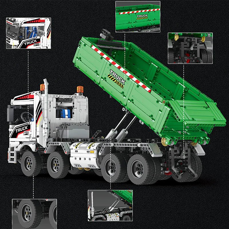 Dump Truck with Trailer | 2950pcs