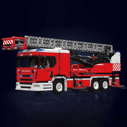 Fire Rescue Ladder Truck | 4885pcs
