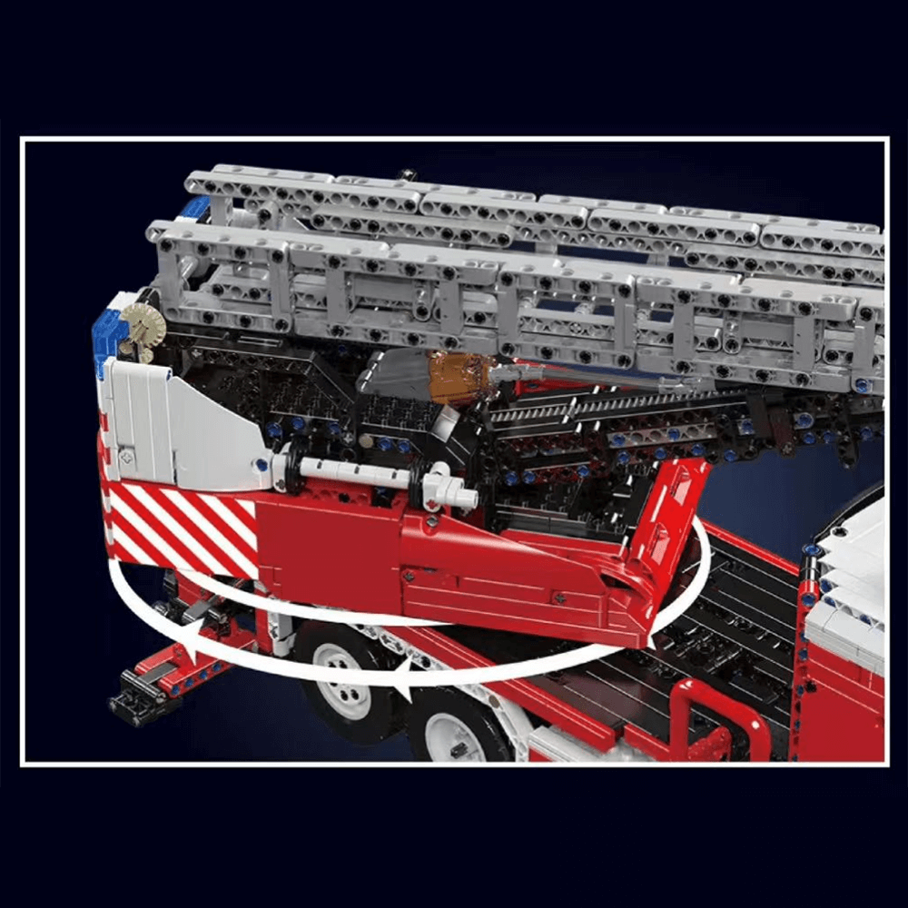 Fire Rescue Ladder Truck | 4885pcs