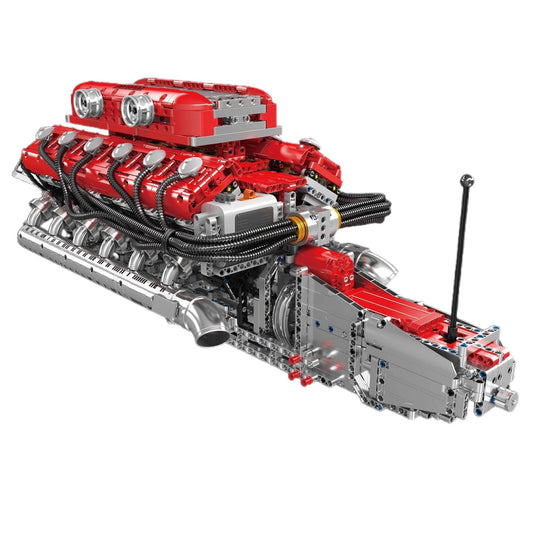 Functional V12 Engine & Gearbox | 3471pcs
