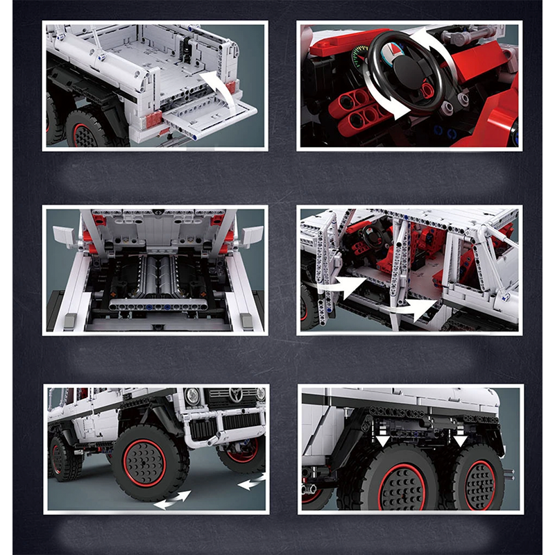 German 6x6 G63 Remote Control | 3685pcs