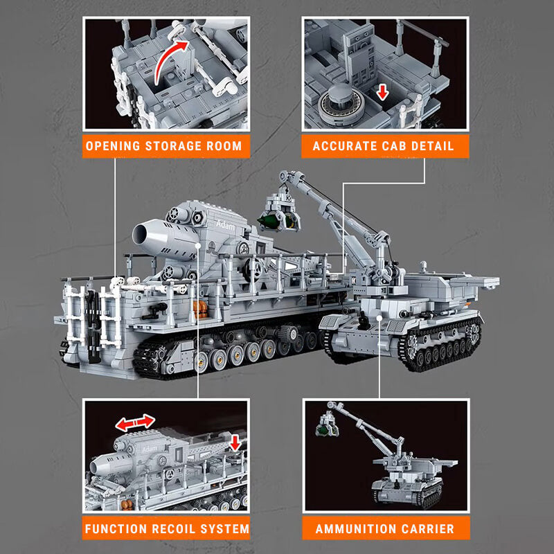 Giant Karl Mortar - Ultimate Edition | 2874pcs