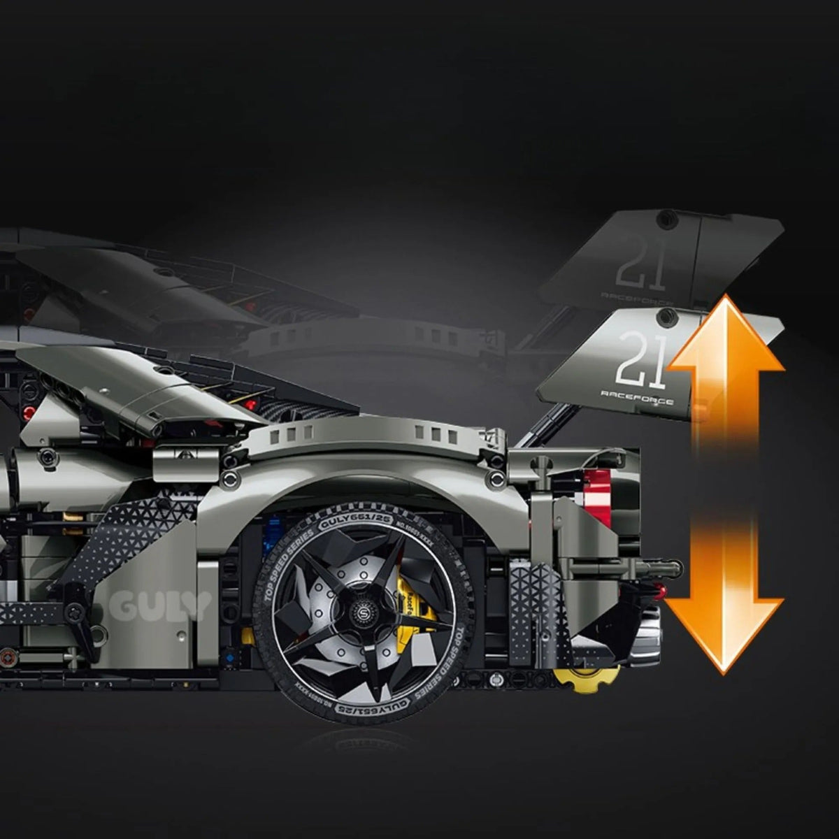 GT40 Hypercar Mansory | 3402 Pcs