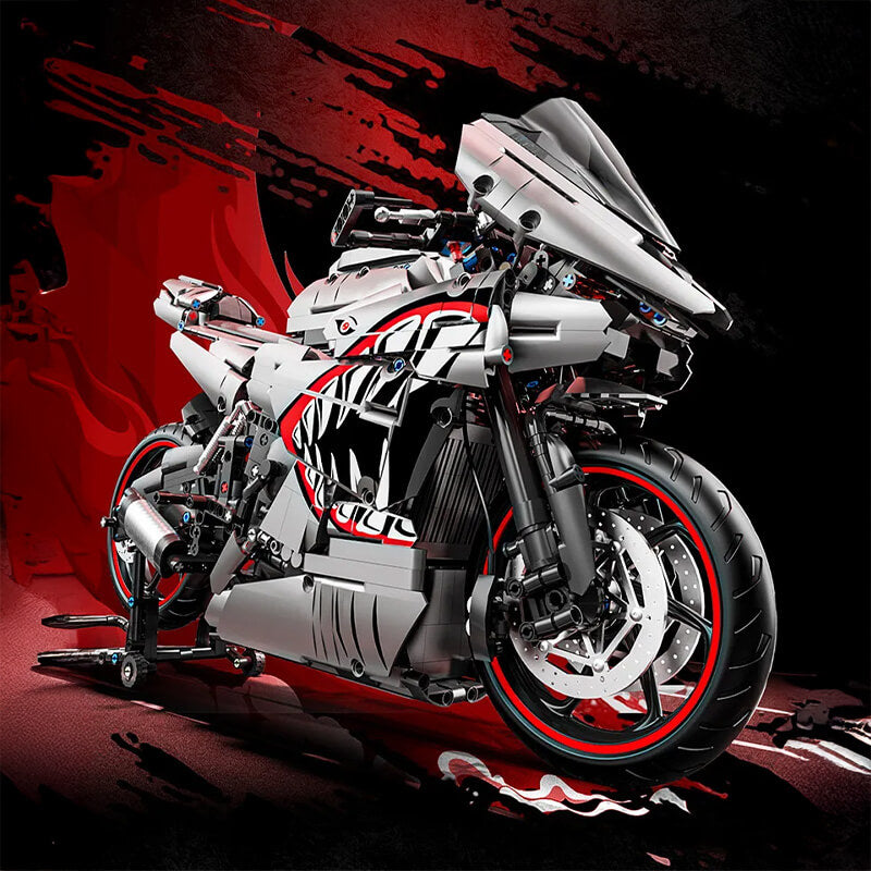 Gunmetal Shark Japanese Sportbike | 2127pcs