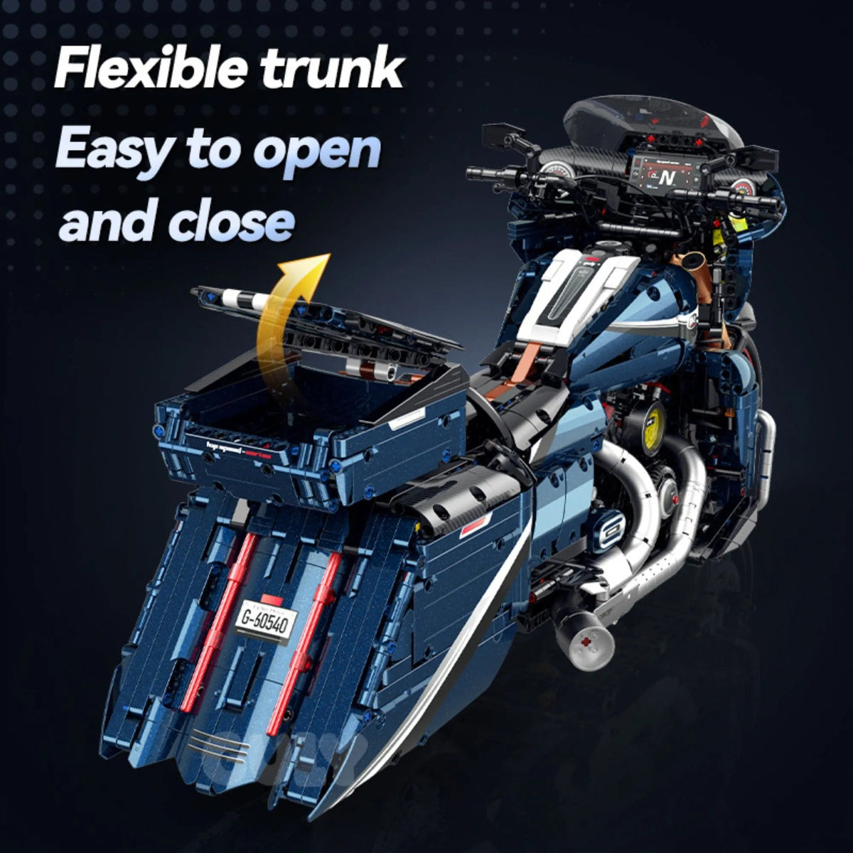 Harley Highway Road Glide Dual-Light | 2410 Pcs