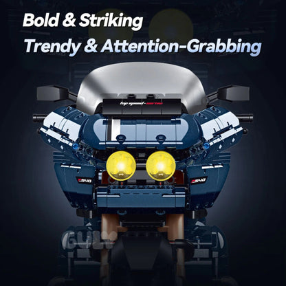 Harley Highway Road Glide Dual-Light | 2410 Pcs