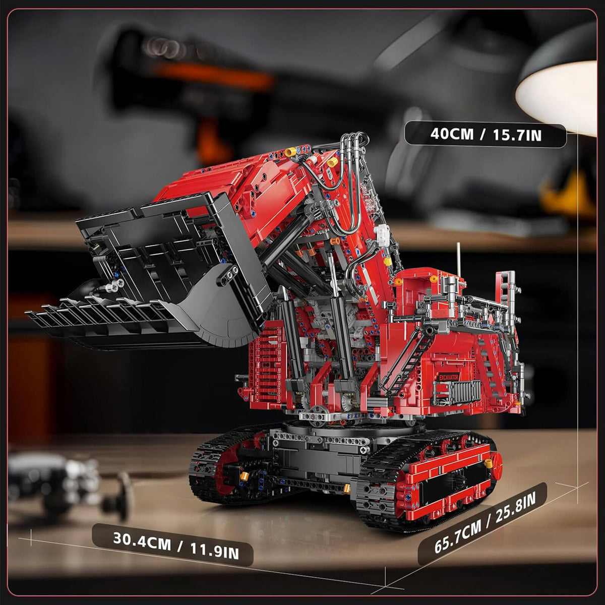Heavy-Duty RC Excavator | 4766pcs