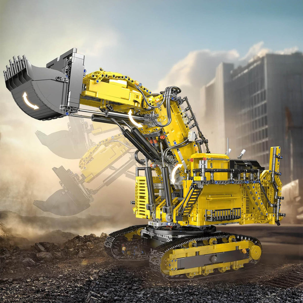 Heavy-Duty RC Excavator | 4766pcs
