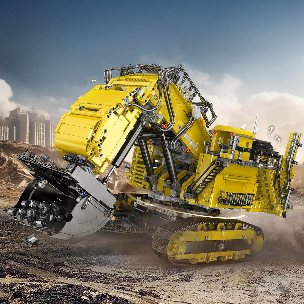 Heavy-Duty RC Excavator | 4766pcs