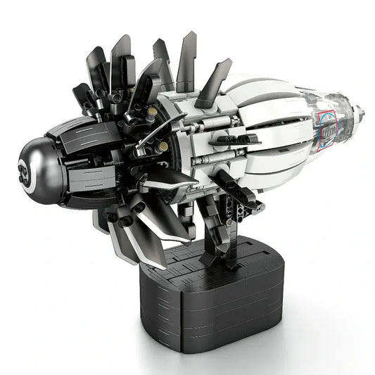 High-Bypass Turbofan Engine | 1351pcs