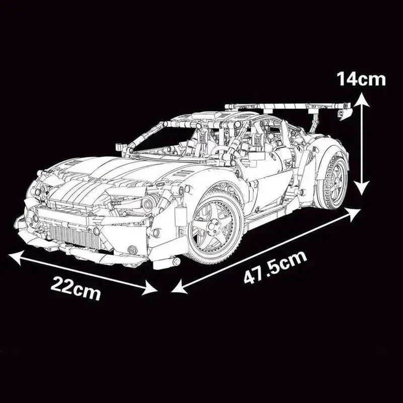 JDM Supra Drift Sport Coupe | 2586pcs