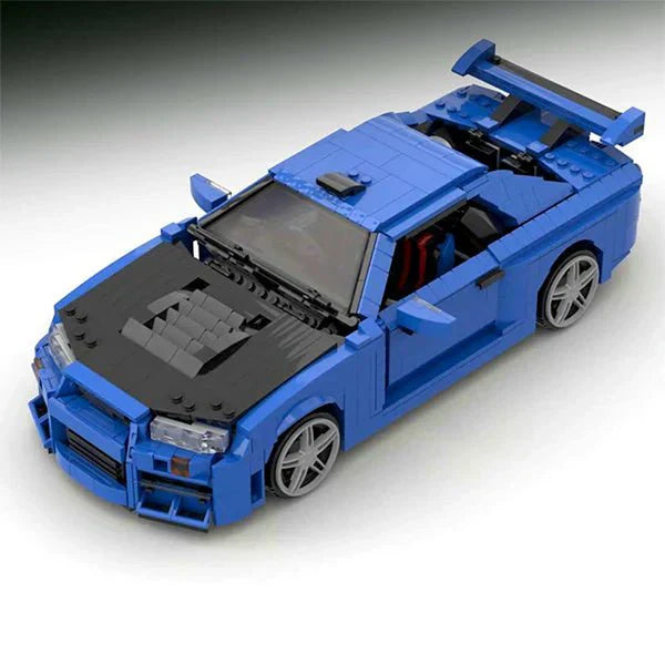 JDM Twin-Turbo Street Beast R34 | 1285pcs
