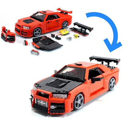 JDM Twin-Turbo Street Beast R34 | 1285pcs