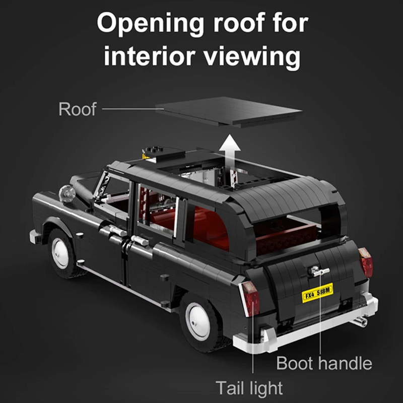 London Taxi TX4 Remote Control | 1870pcs
