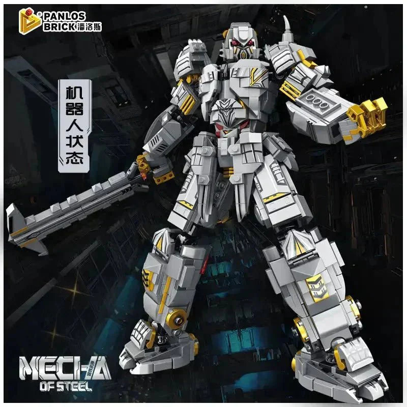 Mecha Of Steel Mech Megatron Transformer Robot Bricks Toy | 1106pcs