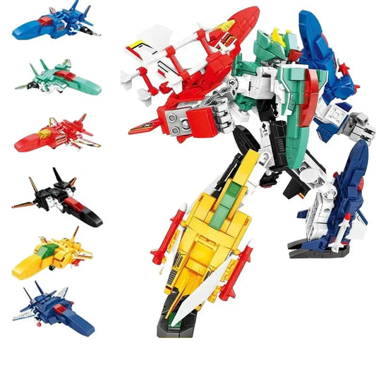 Mecha Transformation Planes Robot Fighter Bricks Toy | 754pcs
