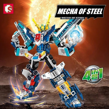 Mecha Warrior Transformed Steel Robot Bricks Toy | 702pcs