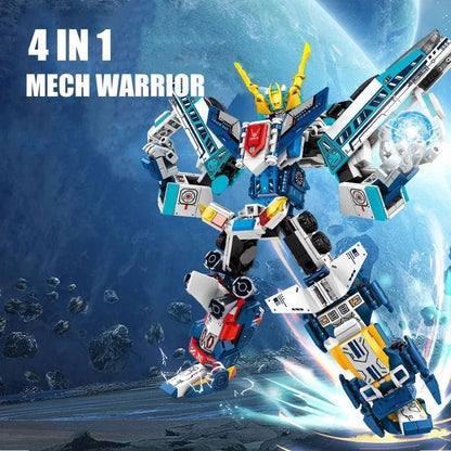 Mecha Warrior Transformed Steel Robot Bricks Toy | 702pcs