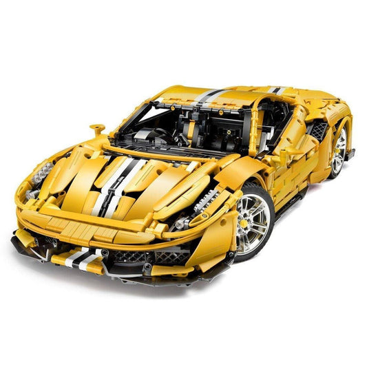 V8 F488 Italian Track Supercar Yellow | 3187pcs