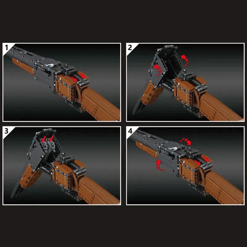 Military Motorized Double-Barreled Shot | 1015pcs