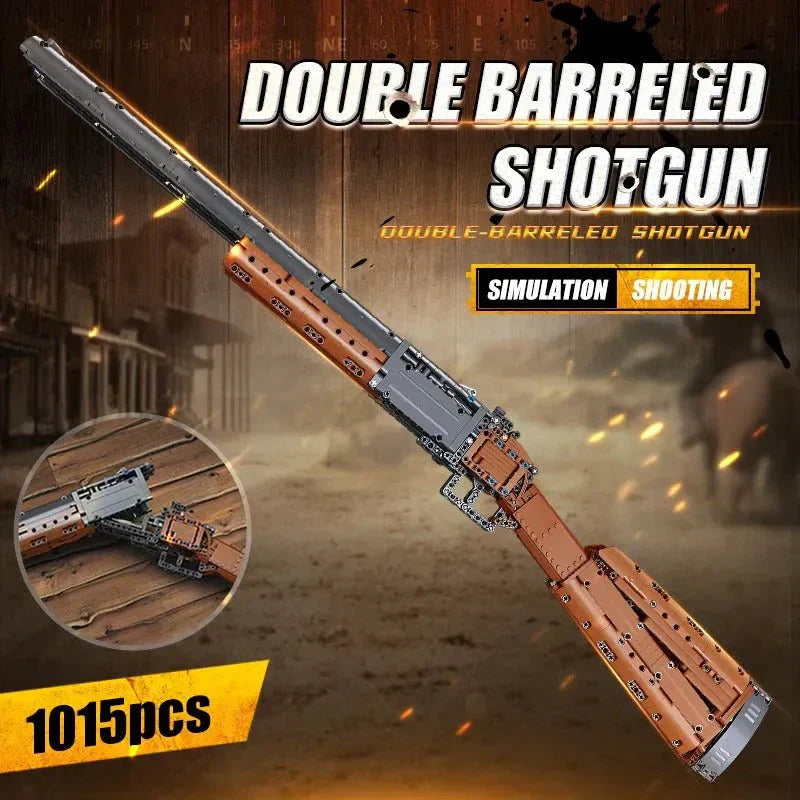 Military Motorized Double-Barreled Shot | 1015pcs