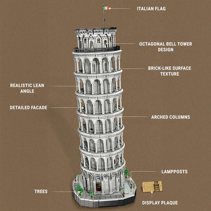 Monumental Tower of Pisa - Ultimate Edition | 7651pcs