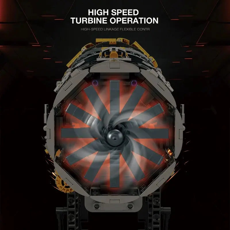 Motorised F35 Turbine Engine | 1811pcs