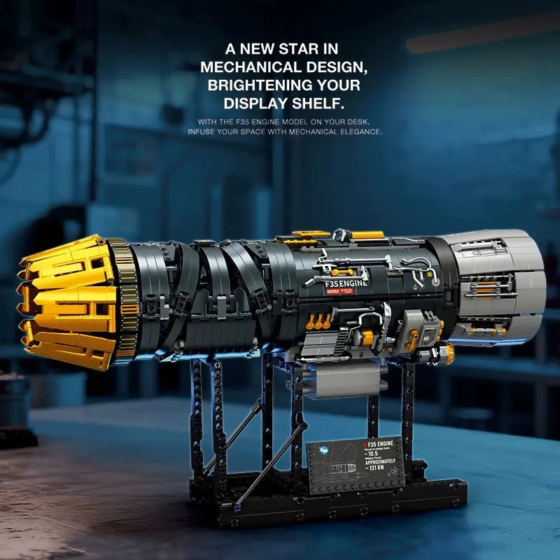 Motorised F35 Turbine Engine | 1811pcs