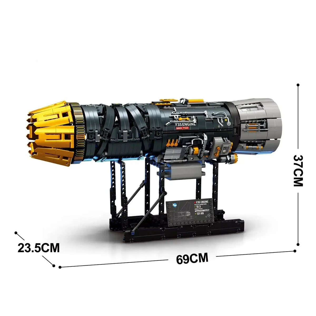 Motorised F35 Turbine Engine | 1811pcs