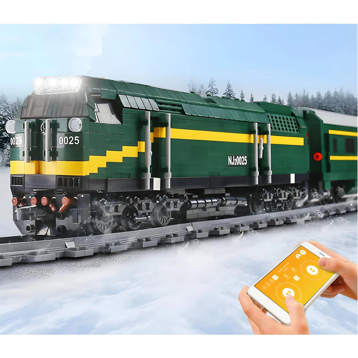 Motorized Diesel Locomotive | 2085pcs