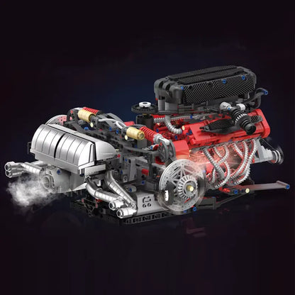 Motorized Italian V12 Powertrain | 1610pcs