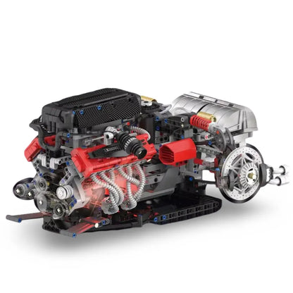 Motorized Italian V12 Powertrain | 1610pcs
