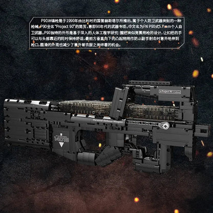 Motorized P90 SMG | 1589pcs