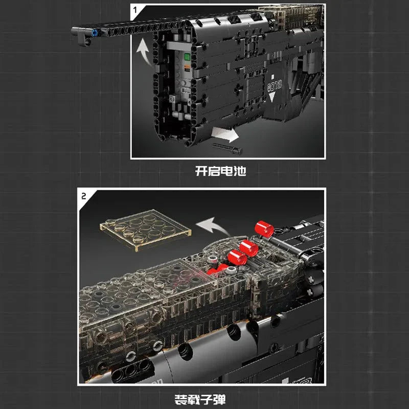 Motorized P90 SMG | 1589pcs