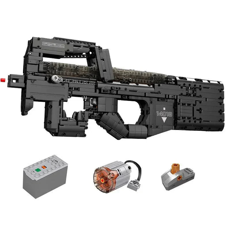 Motorized P90 SMG | 1589pcs