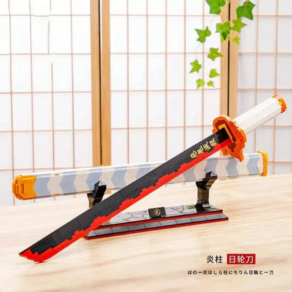 Movie Demon Slayer Nichirin Sword Bricks Toy | 790pcs
