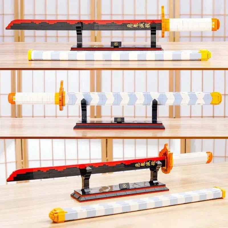 Movie Demon Slayer Nichirin Sword Bricks Toy | 790pcs
