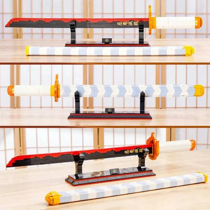 Movie Demon Slayer Nichirin Sword Bricks Toy | 790pcs