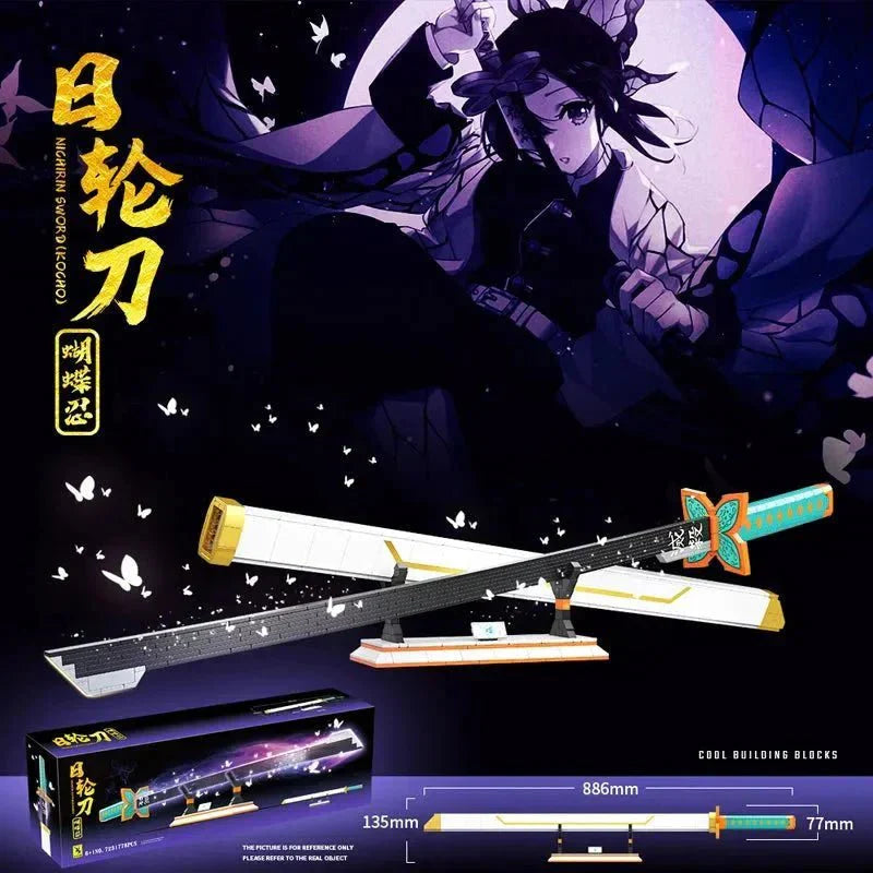 Movie Demon Slayer Nichirin Sword Bricks Toy | 790pcs