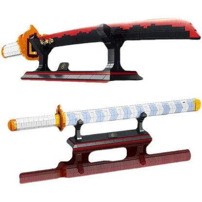 Movie Demon Slayer Nichirin Sword Bricks Toy | 790pcs