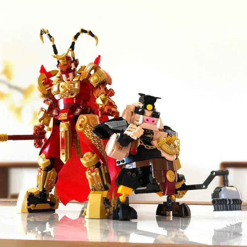 Movie King Monkie Pig Warrior Mecha Bricks Toy | 547pcs