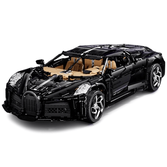 W16 Voiture Noire Supercar Building Blocks – 4,687 pieces – supercar collector model. 62 cm x 26 cm x 14 cm