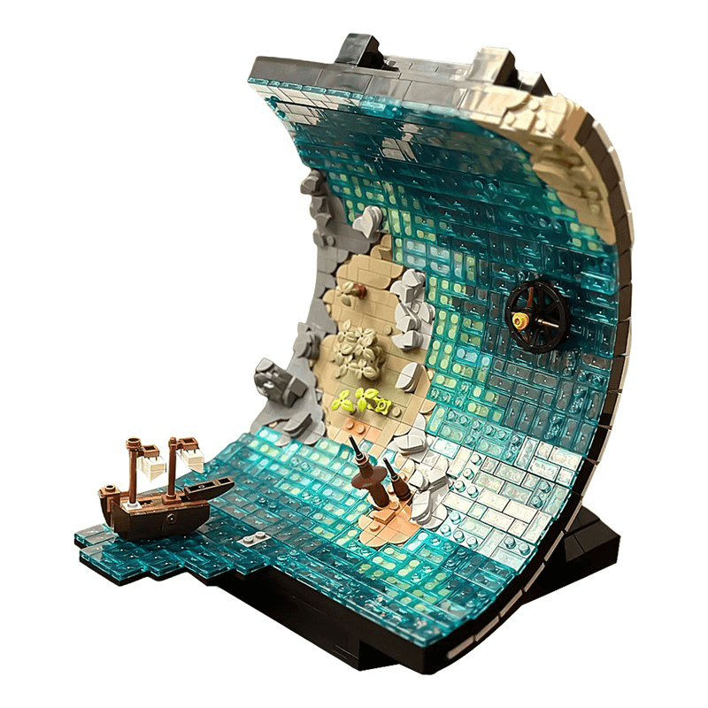 Perpetual Sailing Sculpture | 1271pcs